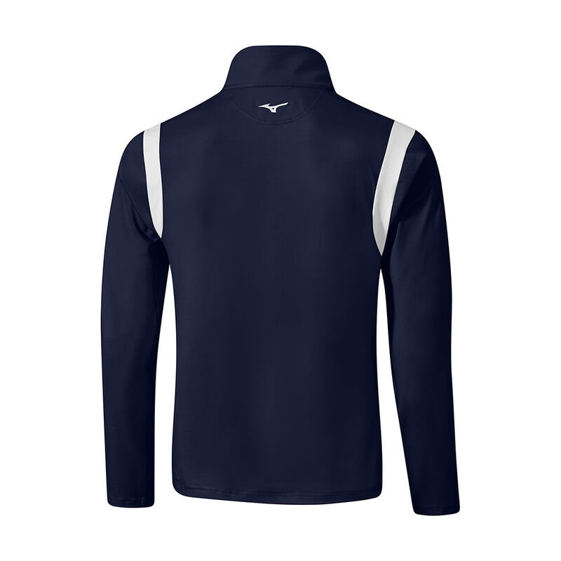 Hauts Mizuno Breeze Elite 1/4 Zip Homme Bleu Marine | France M2805WA