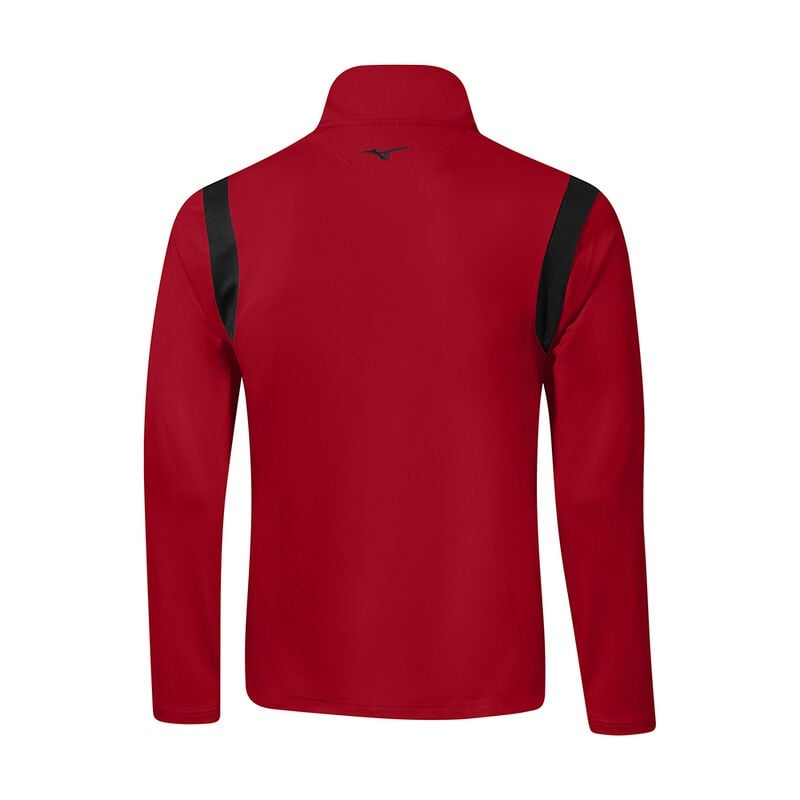 Hauts Mizuno Breeze Elite 1/4 Zip Homme Rouge | France M2897HZ