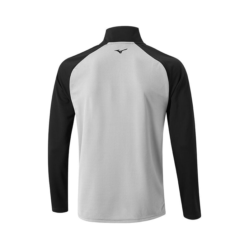 Hauts Mizuno D'hiver Breeze Bloc 1/4 Zip Homme Grise | France M7501LW