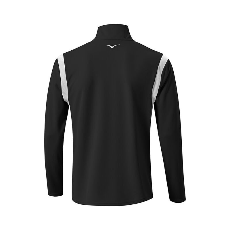 Hauts Mizuno D'hiver Breeze Elite 1/4 Zip Homme Noir | France M7162JW