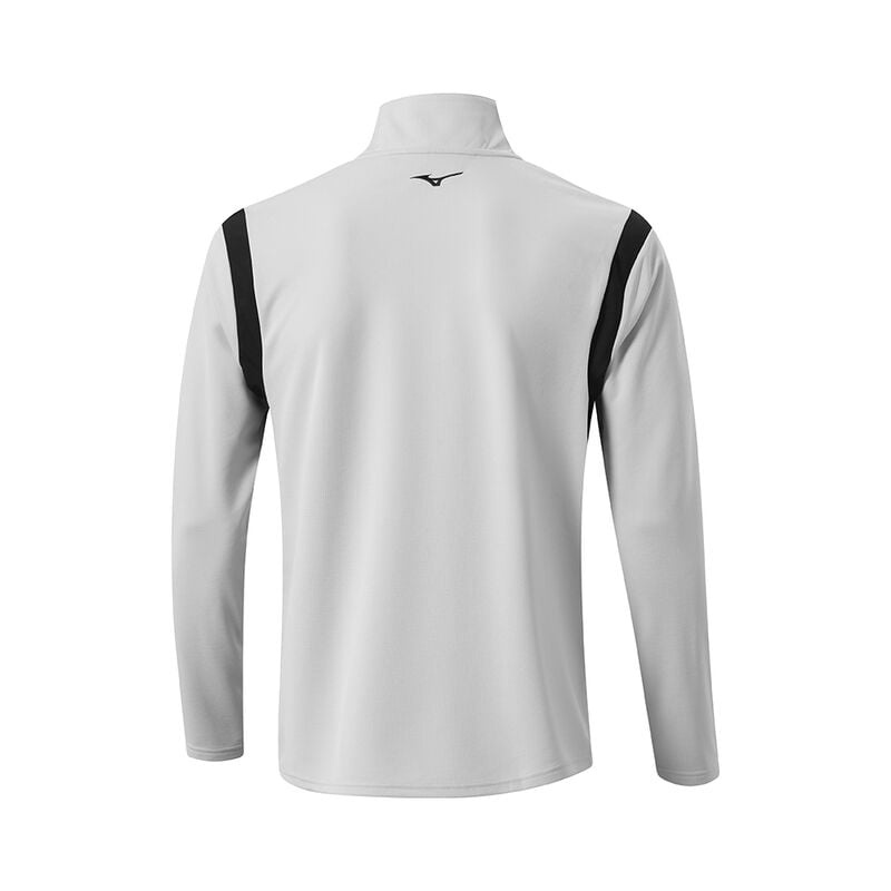 Hauts Mizuno D'hiver Breeze Elite 1/4 Zip Homme Grise | France M4971EI