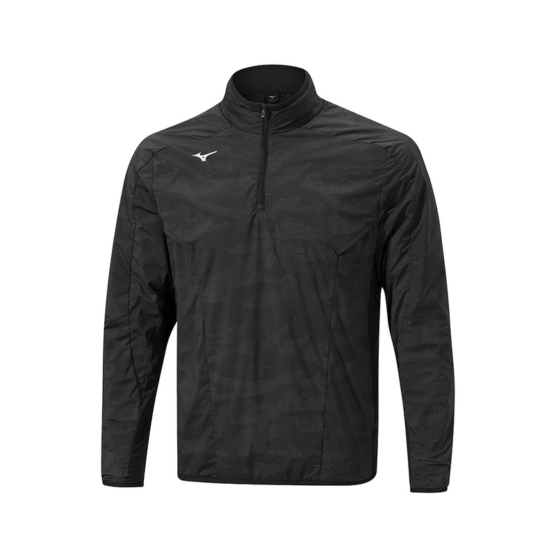 Hauts Mizuno D\'hiver Stretch 1/4 Zip Homme Noir | France M7958NE