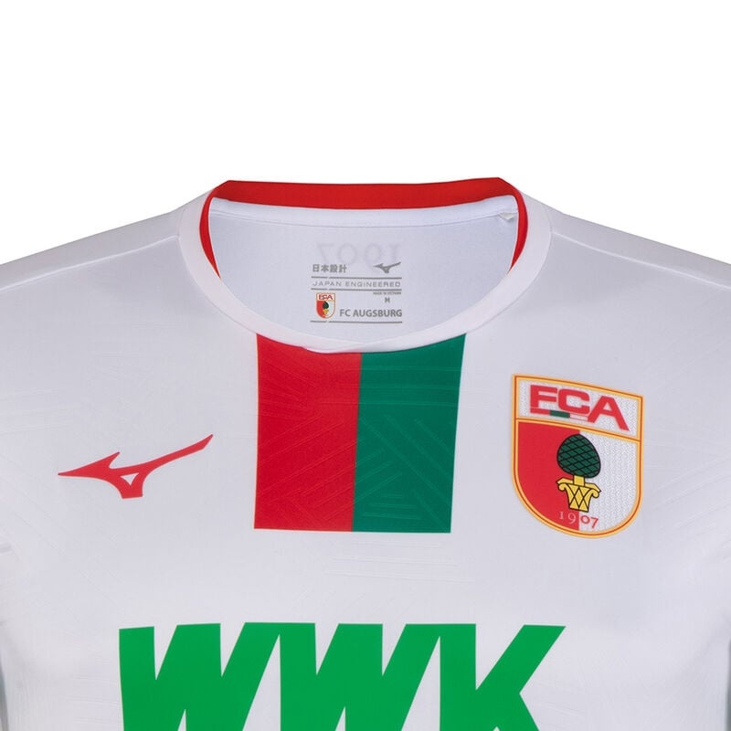 Hauts Mizuno Home Jersey Augsburg M Homme Blanche | France M9753VA