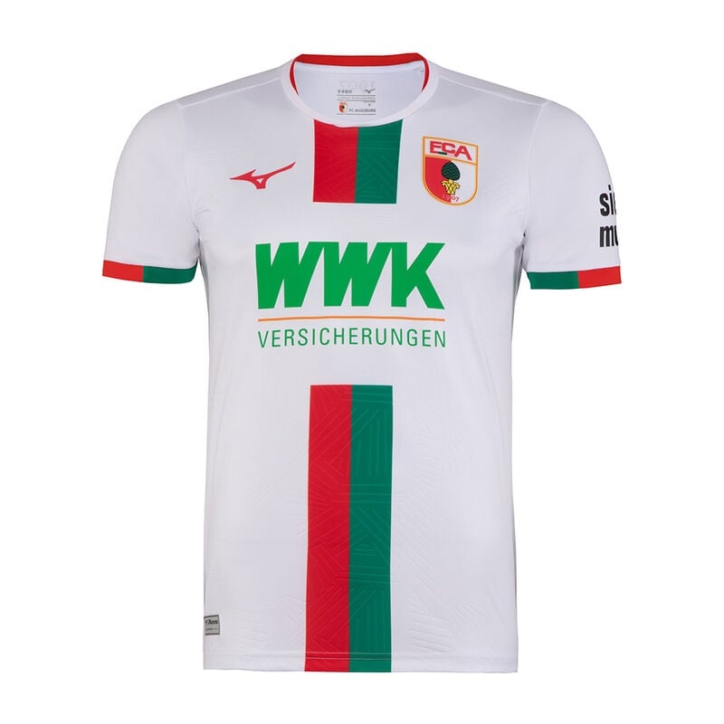 Hauts Mizuno Home Jersey Augsburg M Homme Blanche | France M9753VA