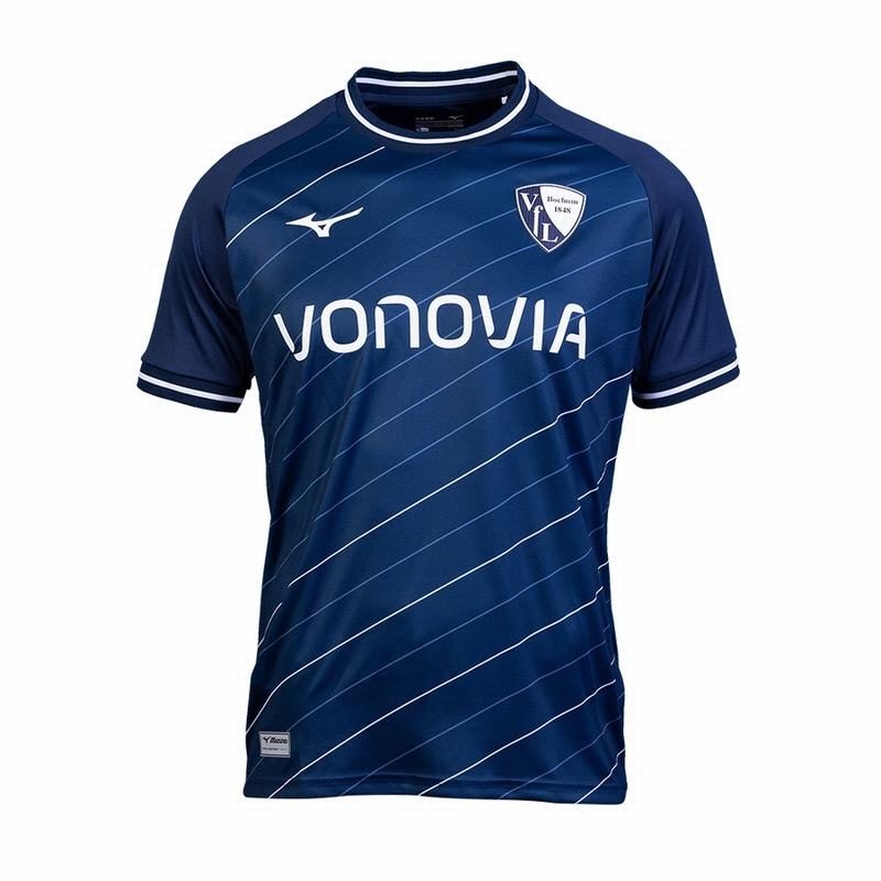 Hauts Mizuno Home Jersey Vfl Bochum M Homme Bleu Marine | France M0827IP