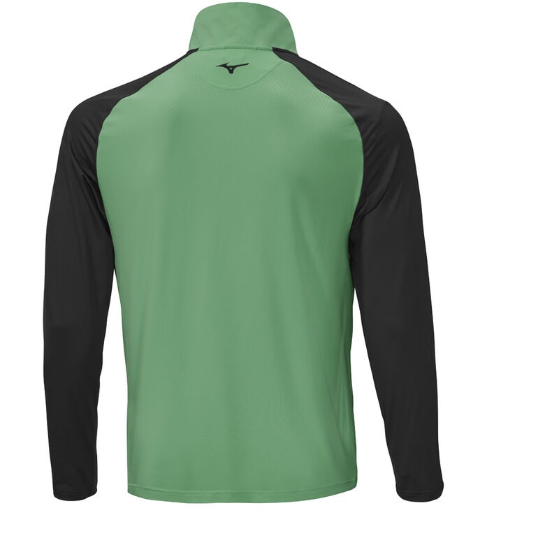 Hauts Mizuno Quick Dry Breeze 1/4 Zip Homme Menthe | France M4736VY