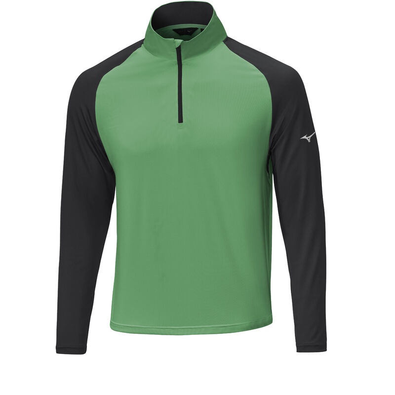 Hauts Mizuno Quick Dry Breeze 1/4 Zip Homme Menthe | France M4736VY