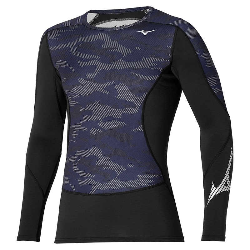 Hauts Mizuno Virtual Body G3 Crew Homme Noir | France M3864DU