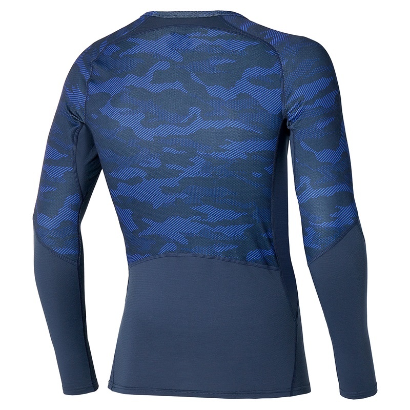 Hauts Mizuno Virtual Body G3 Crew Homme Bleu | France M1428YW