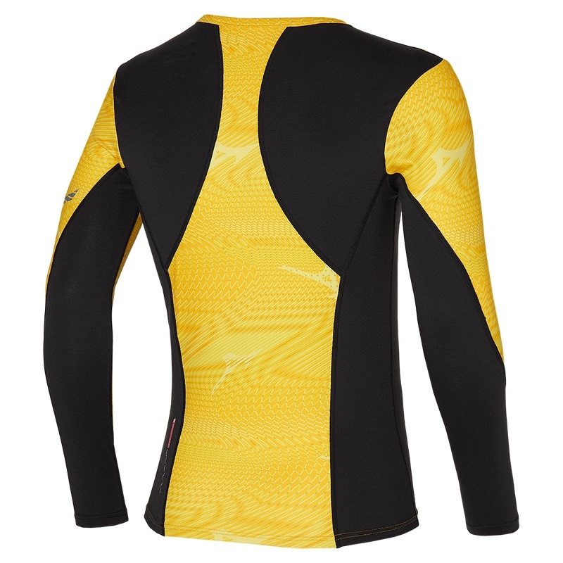 Hauts Mizuno Virtual Body G3 Crew Homme Jaune | France M5814AE