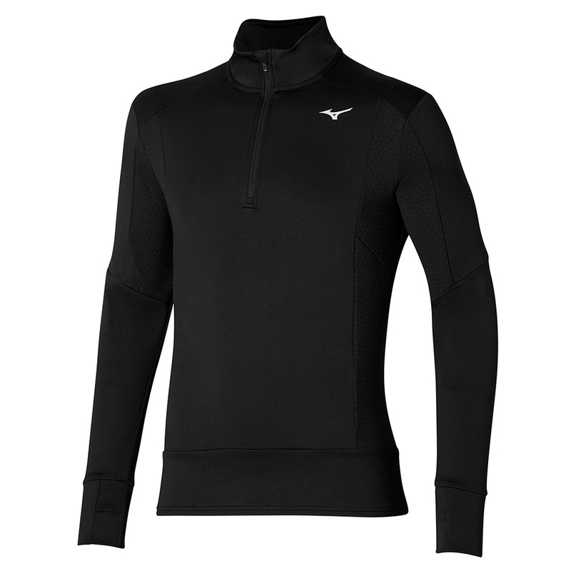 Hauts Mizuno Warmalite HZ Homme Noir | France M8401BD