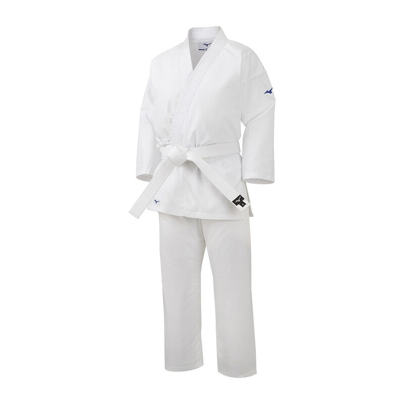 Karategis Mizuno Kiai Karategi With Belt Femme Blanche | France M9708SJ