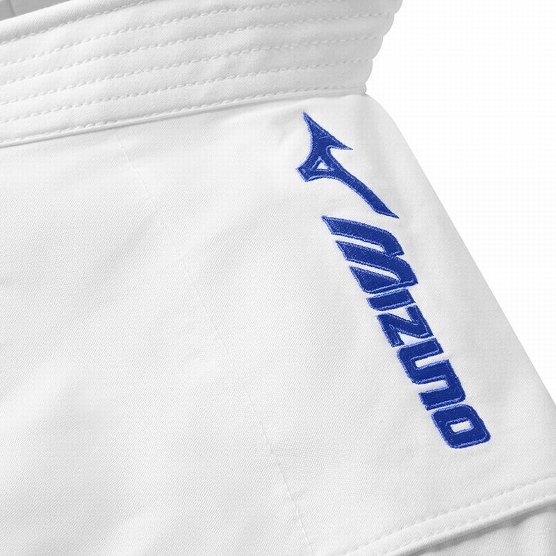 Karategis Mizuno Kime Embroidery Femme Blanche Bleu | France M5207UM