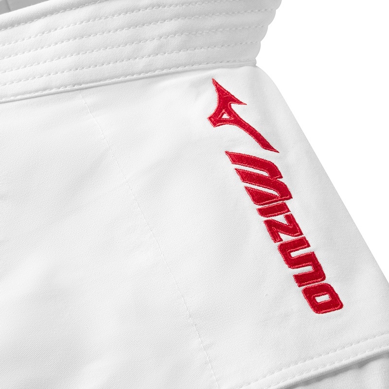 Karategis Mizuno Kime Embroidery Homme Blanche | France M7401CO