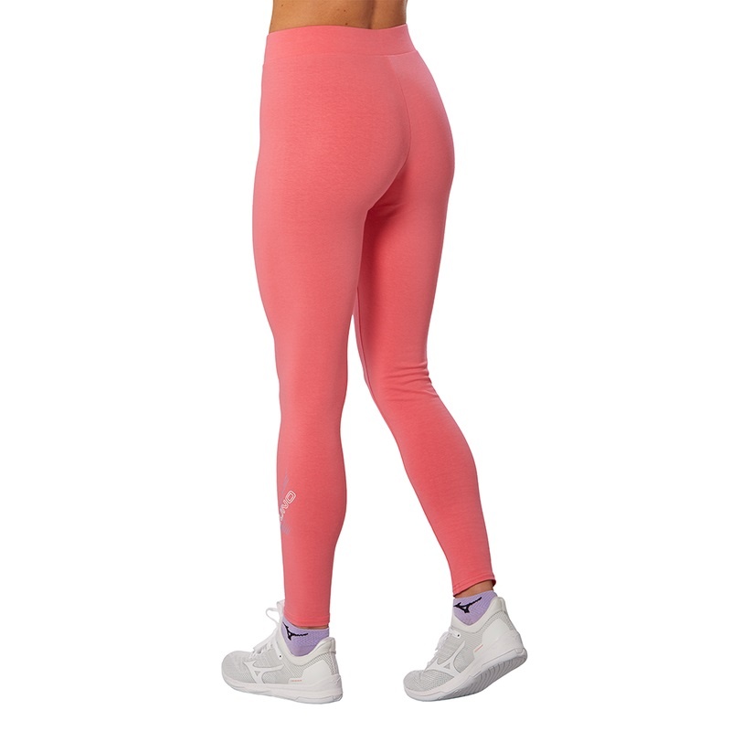 Leggings Mizuno Athletics Femme Rose | France M1643AO