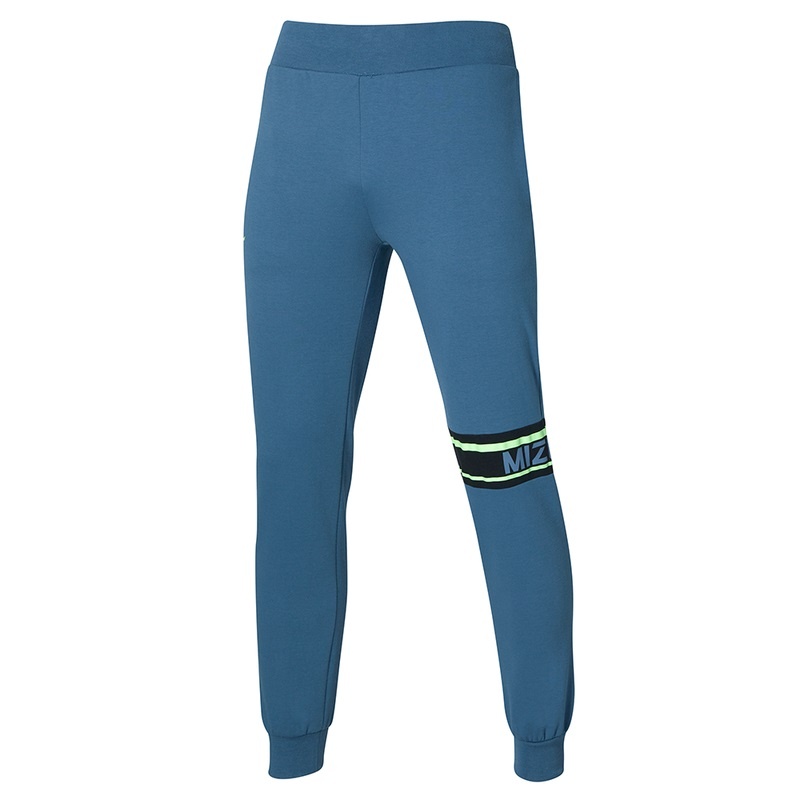 Pantalon Mizuno Athletics Sweat Homme Bleu | France M3217DU