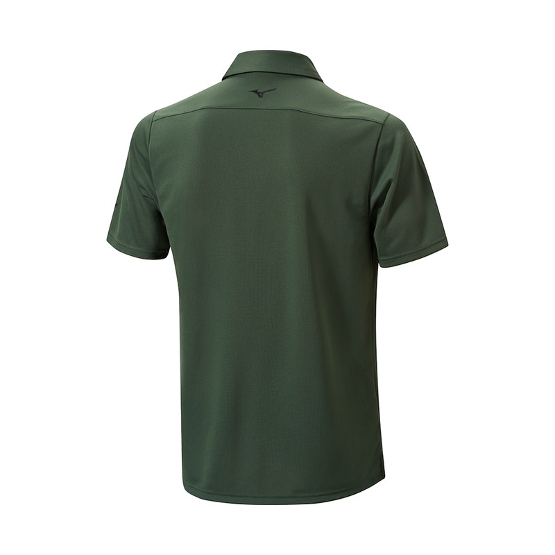 Polo Mizuno BT D'hiver Homme Vert | France M5702CG