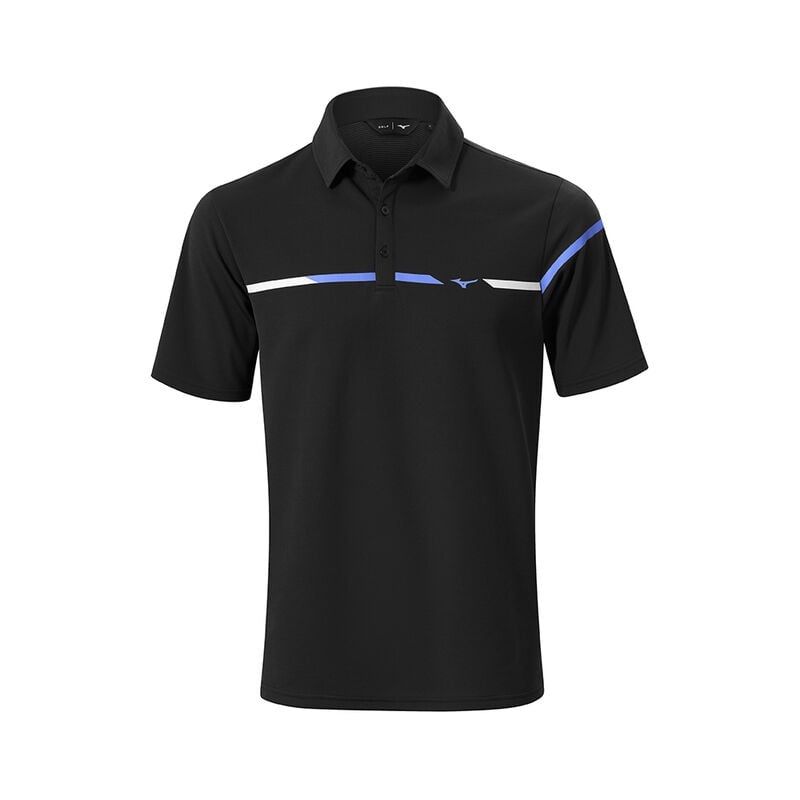 Polo Mizuno Breath Thermo St Homme Noir | France M0359GU