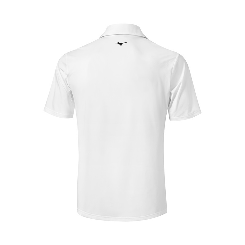 Polo Mizuno Elite Fade Homme Blanche | France M7412SV