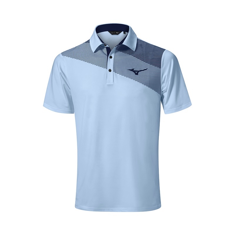 Polo Mizuno Elite Fade Homme Bleu | France M6470WI