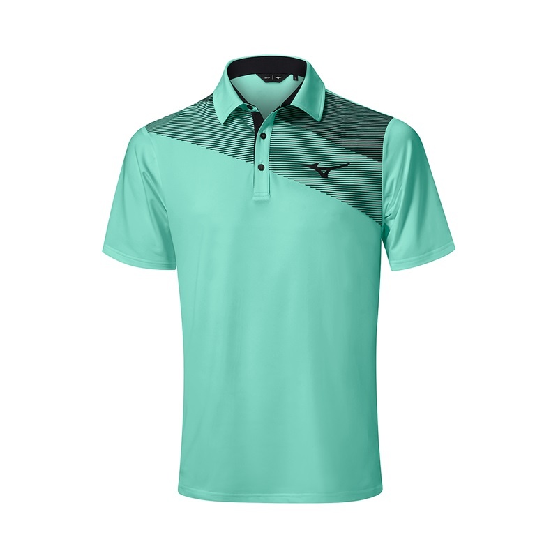 Polo Mizuno Elite Fade Homme Vert | France M8592OP