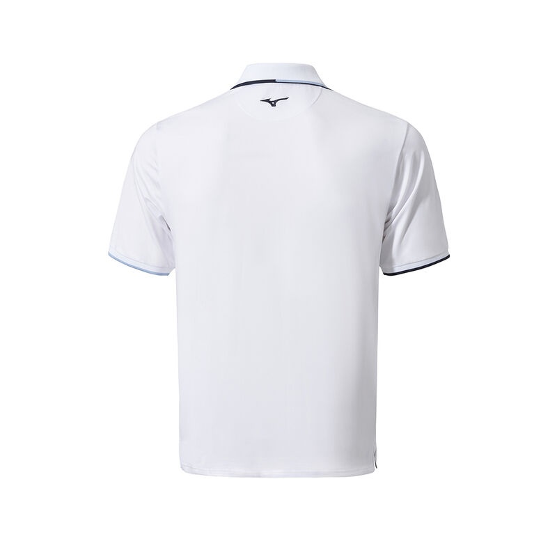 Polo Mizuno QD Comp Plus Homme Blanche | France M8013UY