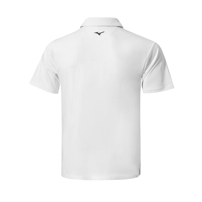 Polo Mizuno QD Elite Stripe Homme Blanche | France M1245GI