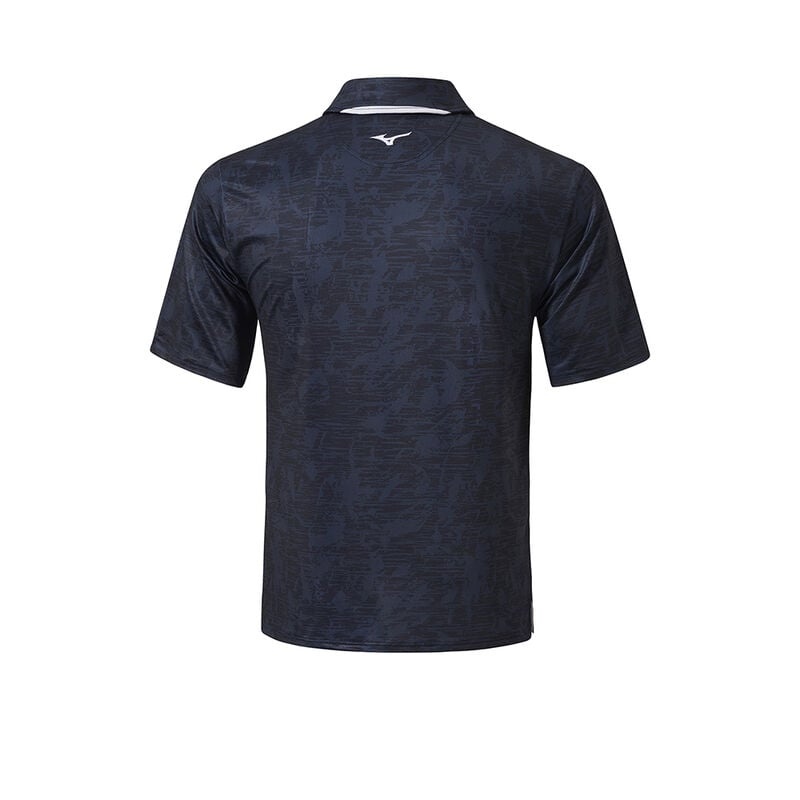 Polo Mizuno QD Hazard Homme Bleu Marine | France M0291JZ