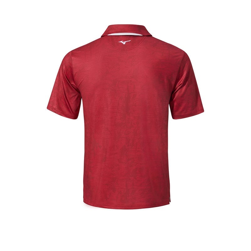 Polo Mizuno QD Hazard Homme Rouge | France M4876FJ