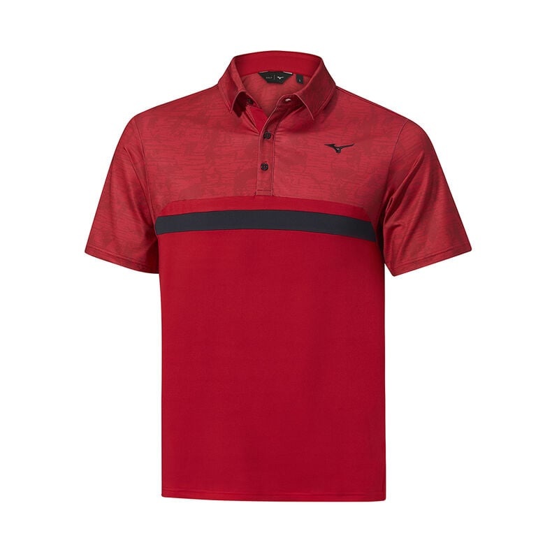 Polo Mizuno QD Hazard St Homme Rouge | France M0579XK