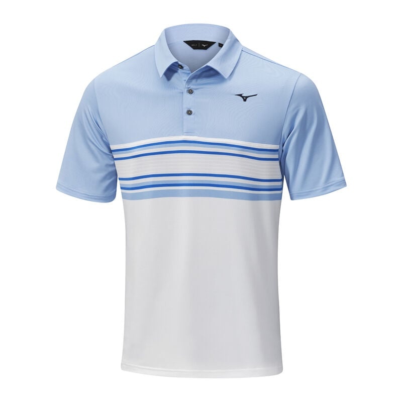 Polo Mizuno Quick Dry Oceanic Homme Bleu | France M9412AV