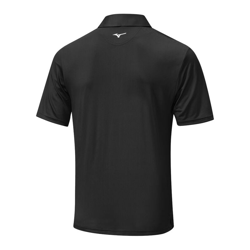 Polo Mizuno Quick Dry Oceanic Homme Noir | France M7254WD