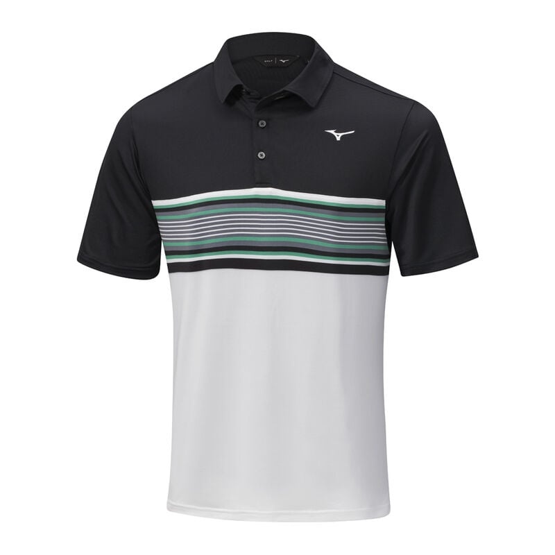 Polo Mizuno Quick Dry Oceanic Homme Noir | France M7254WD