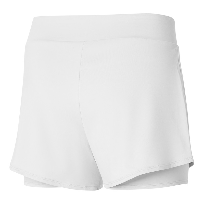 Short Mizuno Flex Femme Blanche | France M2589PU