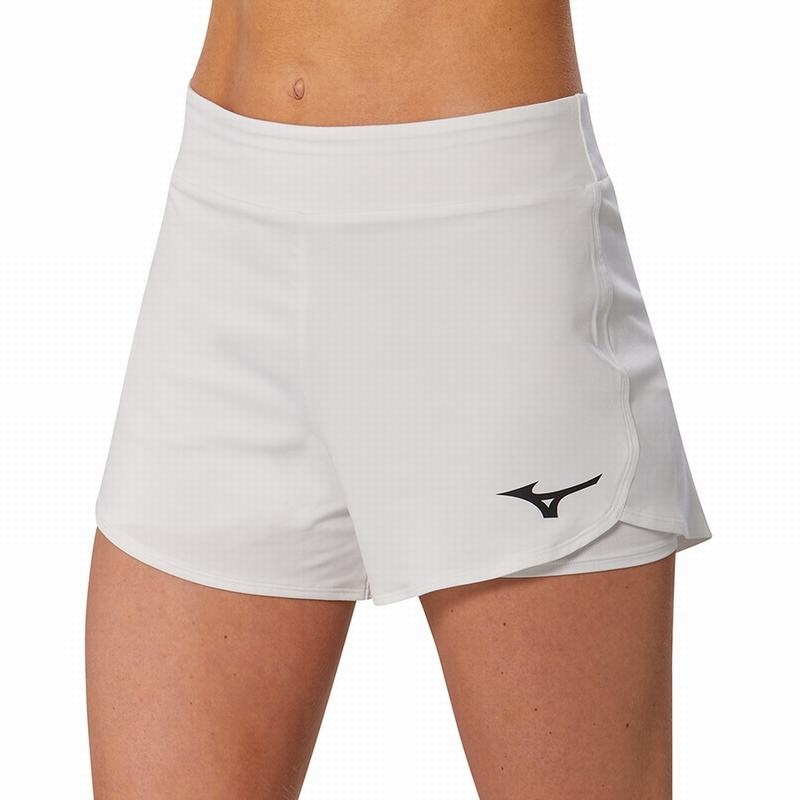 Short Mizuno Flex Femme Blanche | France M2589PU