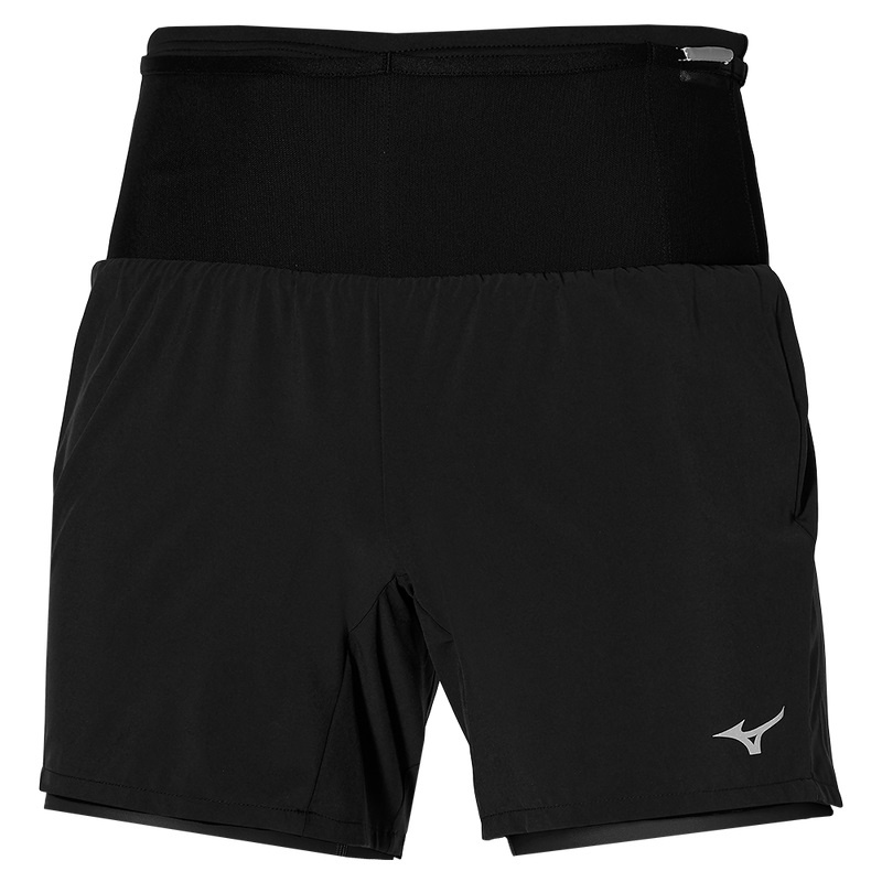 Short Mizuno Multi Pocket 7.5 Homme Noir | France M4512EJ