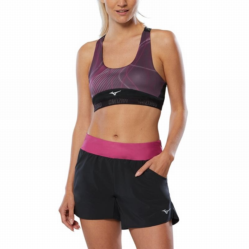 Soutien Gorge Sport Mizuno Alpha Graphique Femme Violette | France M6354FK