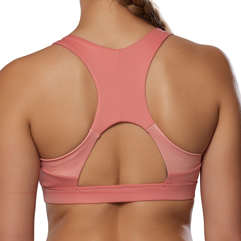 Soutien Gorge Sport Mizuno Alpha Graphique Femme Corail | France M5427OH