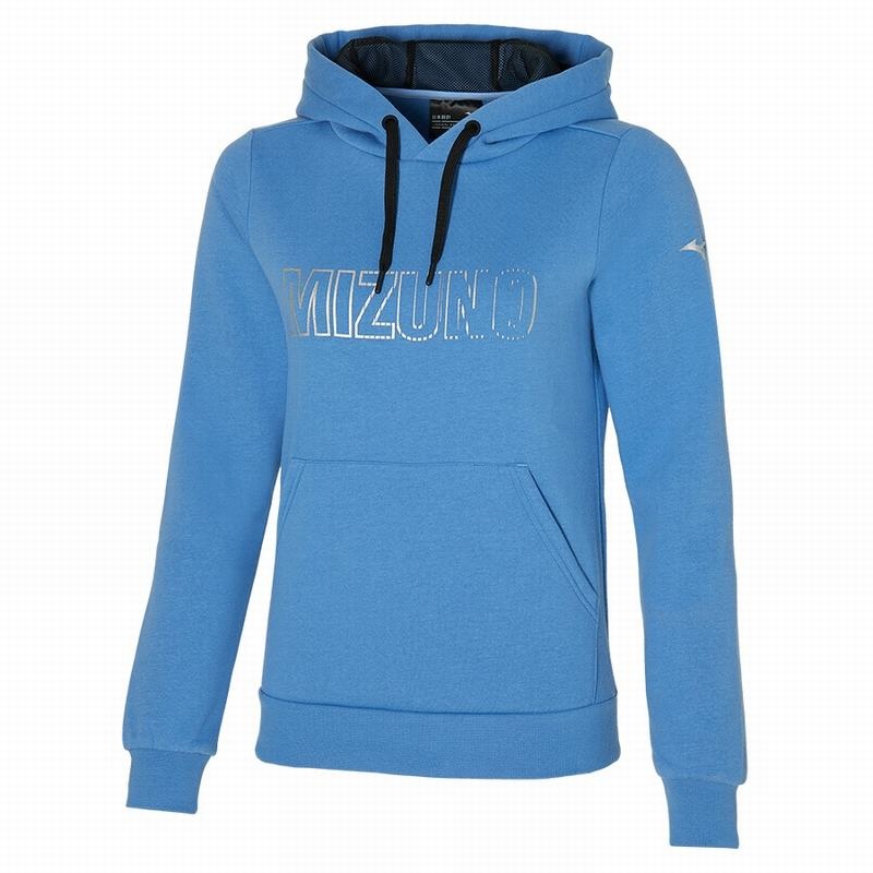 Sweat a Capuche Mizuno Femme Bleu | France M2791SB