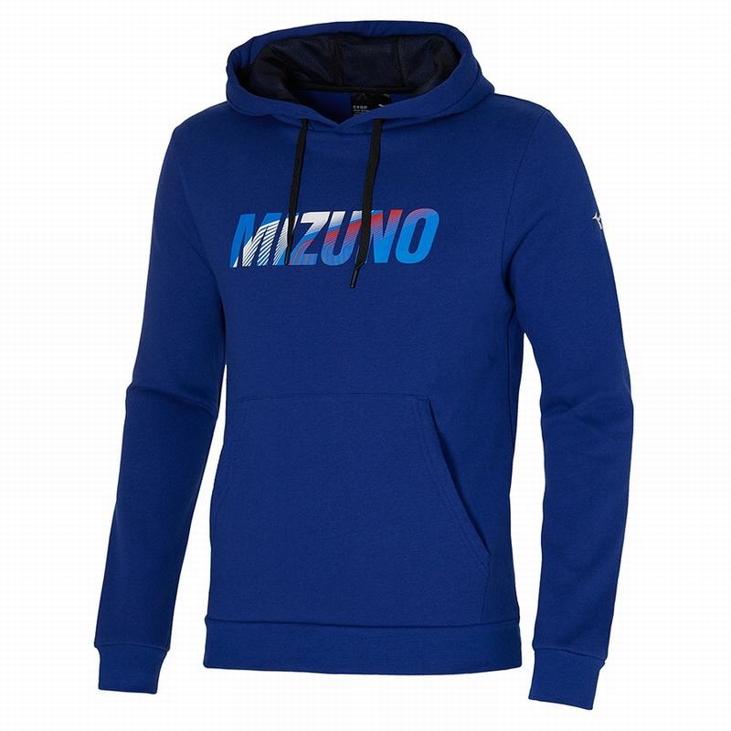 Sweat a Capuche Mizuno Homme Bleu | France M6785SE