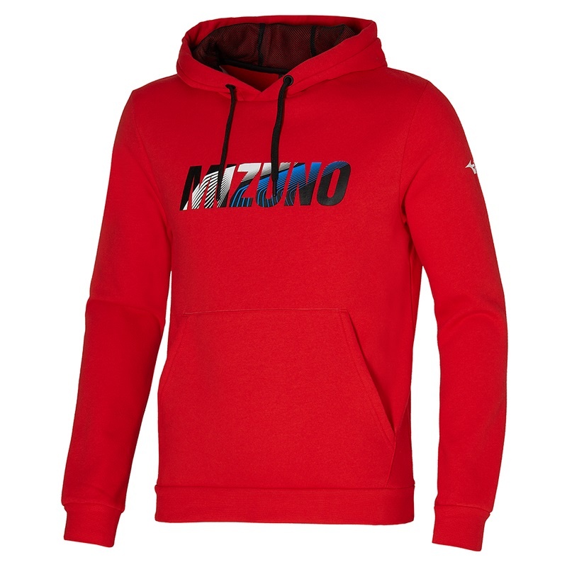 Sweat a Capuche Mizuno Homme Rouge | France M3078WC