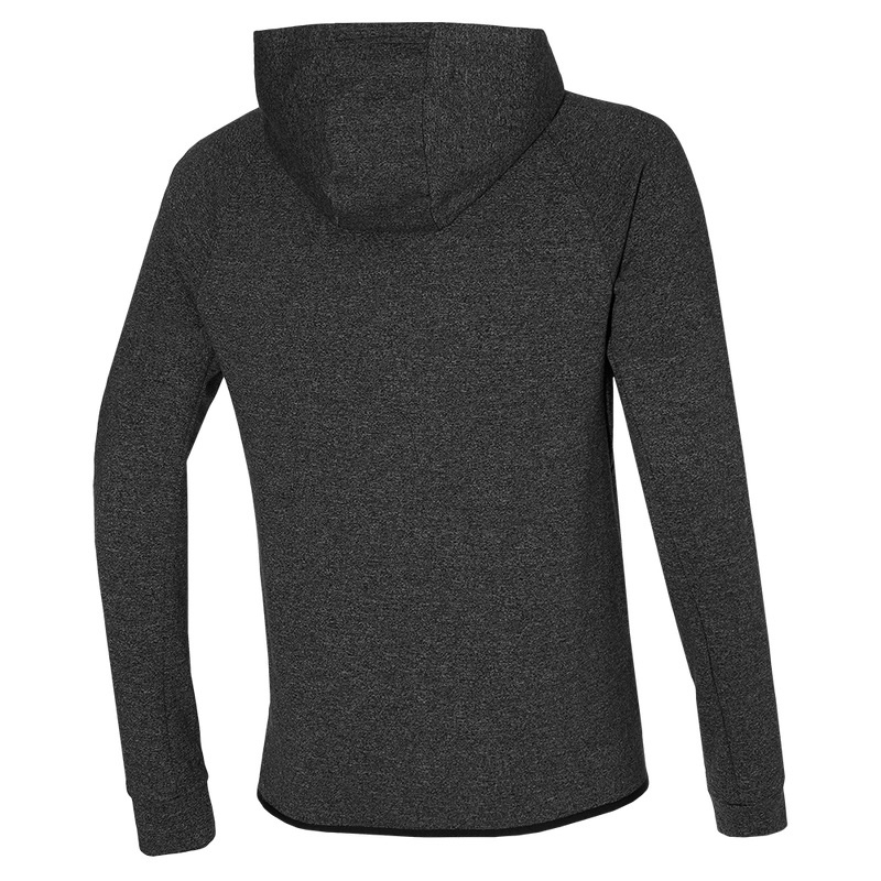 Sweat a Capuche Mizuno Rb Sweat Homme Noir | France M0159KW