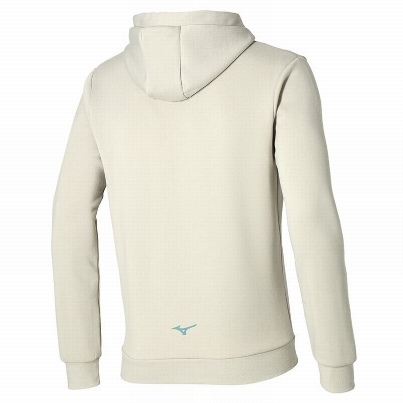 Sweat a Capuche Mizuno Release Homme Beige | France M5276LV