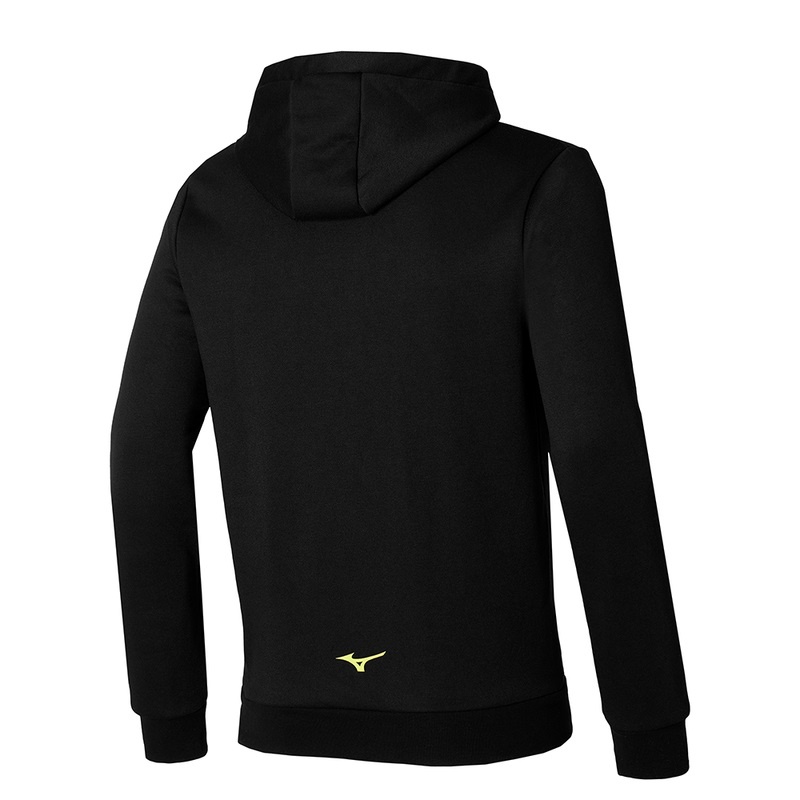 Sweat a Capuche Mizuno Release Homme Noir | France M7304MQ