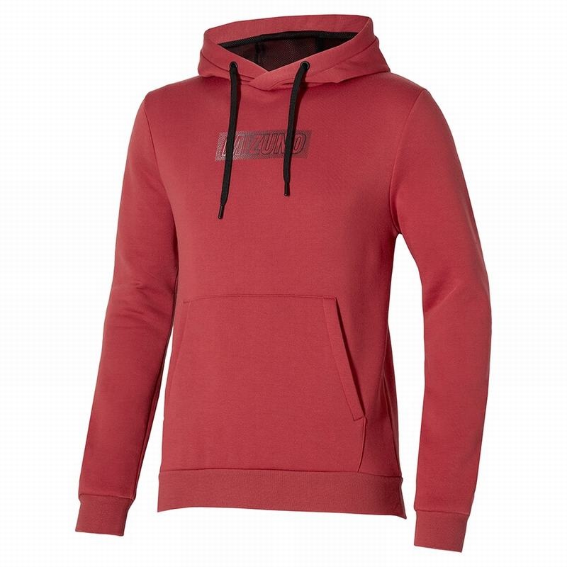 Sweat a Capuche Mizuno Release Homme Rouge | France M7318AP