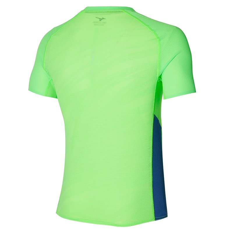 T Shirts Mizuno Aero Tee Homme Vert Clair | France M4276AO