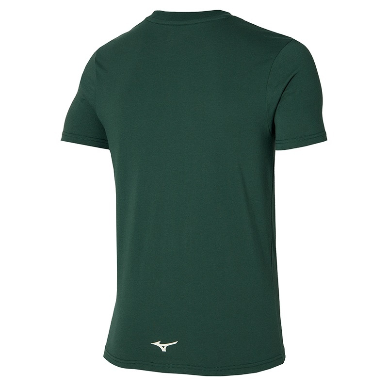 T Shirts Mizuno Athletics Mizuno Tee Homme Vert | France M6485EF