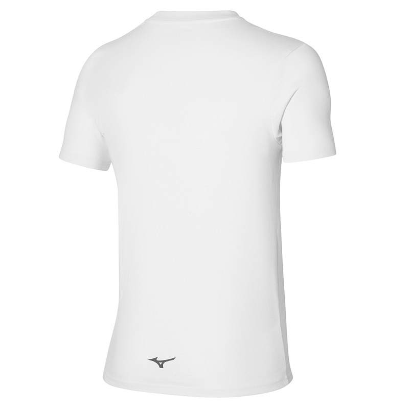 T Shirts Mizuno Athletics RB Tee Homme Blanche | France M1475DC