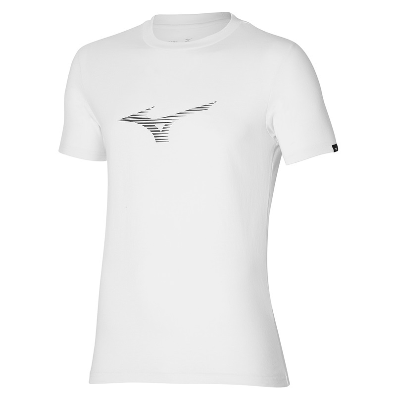 T Shirts Mizuno Athletics RB Tee Homme Blanche | France M1475DC