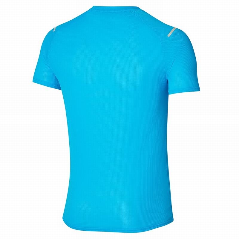 T Shirts Mizuno Dryaeroflow Tee Homme Bleu | France M8146UW